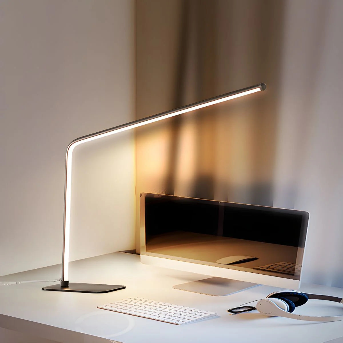 Norvia, lámpara de sobremesa LED nórdica