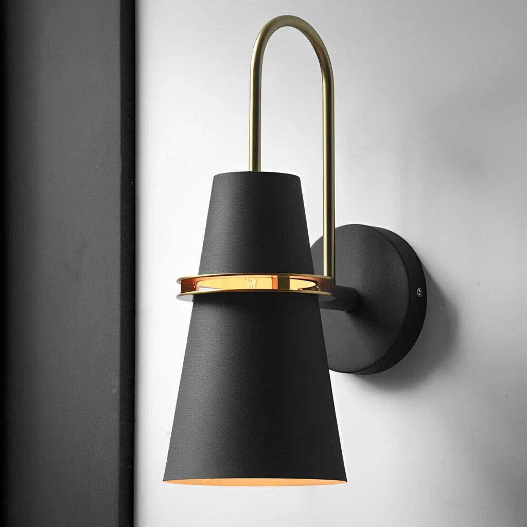 Freyza, lámpara de pared nórdica de hierro