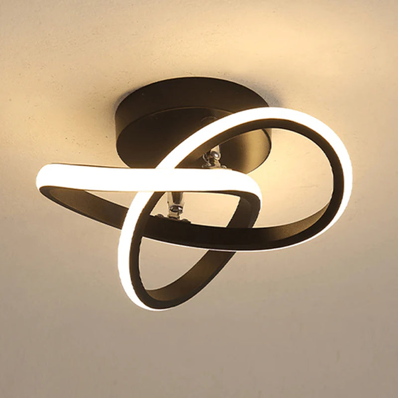 Tria, plafón LED de tres anillos