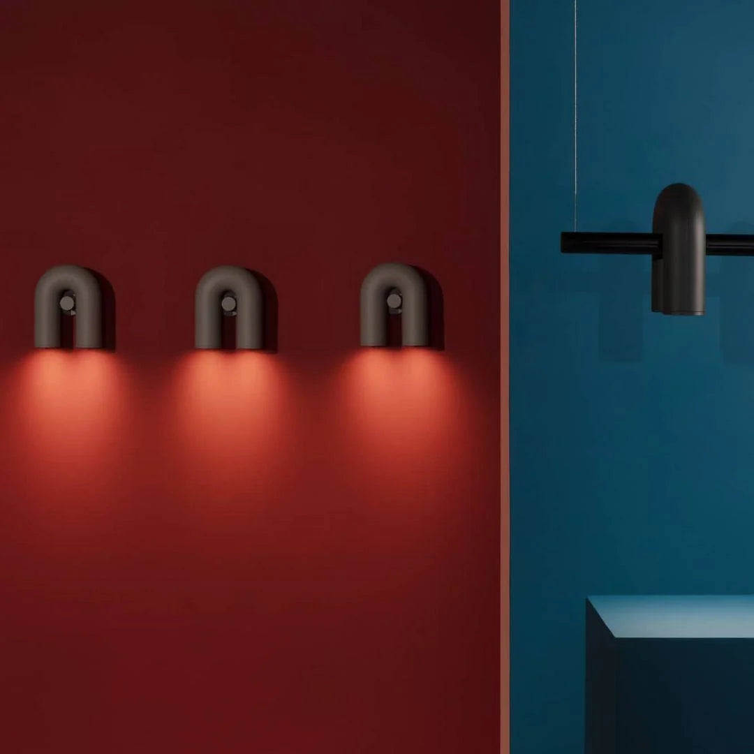 Modern Circus Wall Lamp Adjustable U-Shaped Design | Integrated LED 3000K–6000K | Aluminum & ABS | Indoor Decorative Lighting