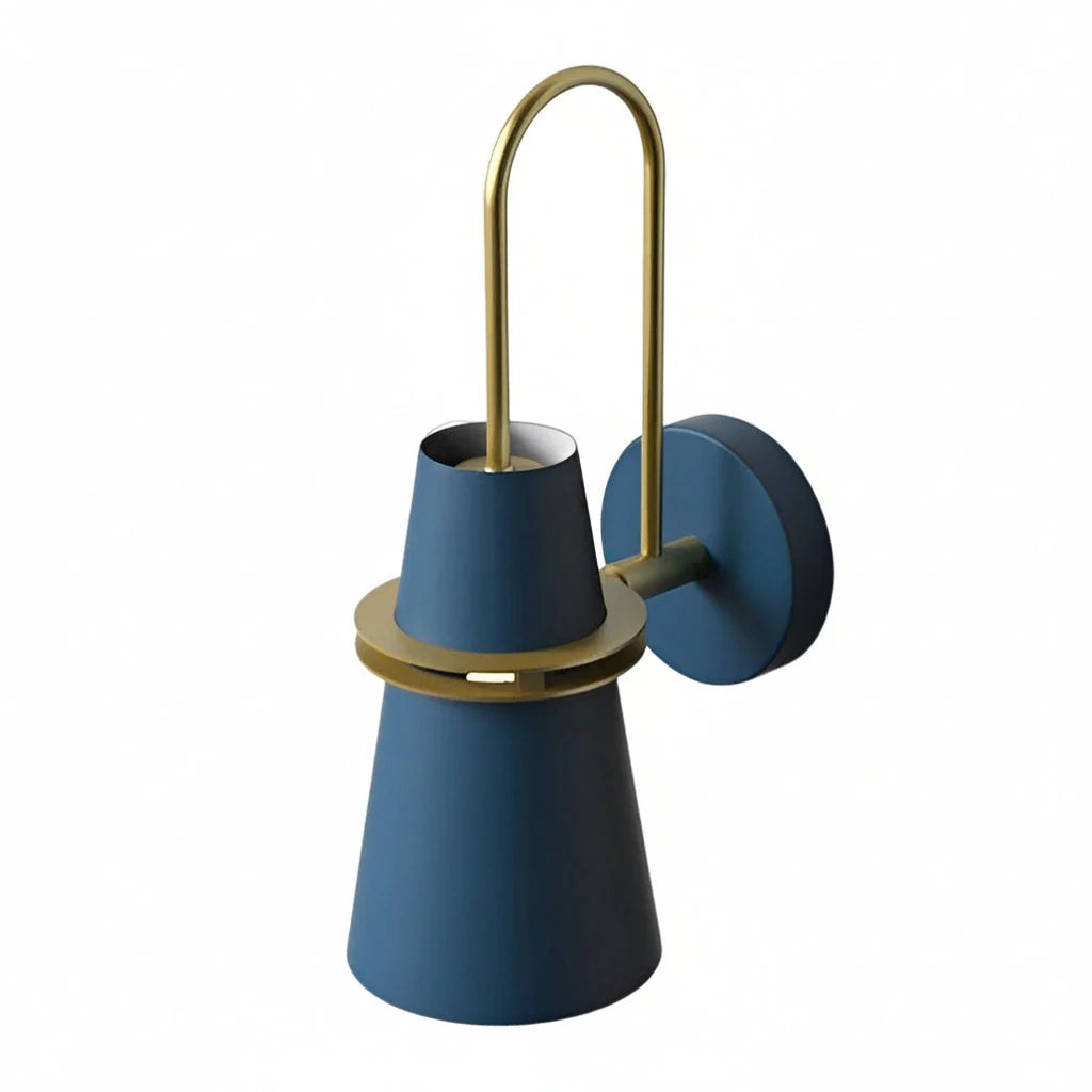 Freyza - Modern Nordic Creative Iron Wall Sconce – Minimalist Matte Metal Wall Lamp (E26/E27)