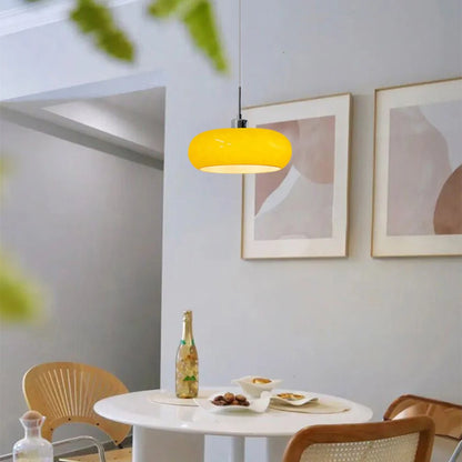 Hailie Bread-Shaped Glass Pendant Lamp
