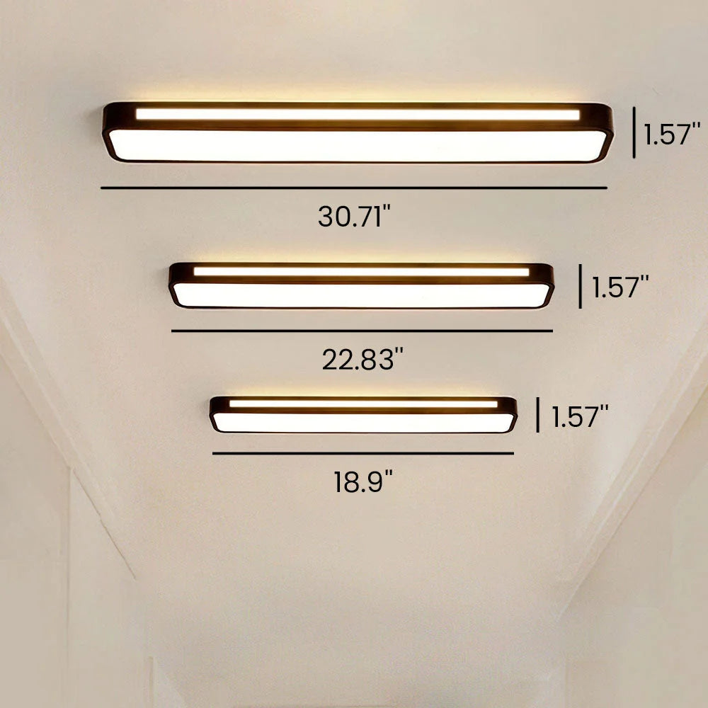 Nordelio Plafondlamp – Scandinavisch Minimalistisch Design Met Slank Led-Profiel & Hoge Lichtopbrengst