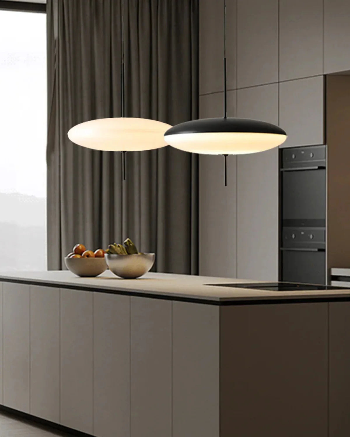 Orblume - Minimalist Floating Disc Pendant Lamp