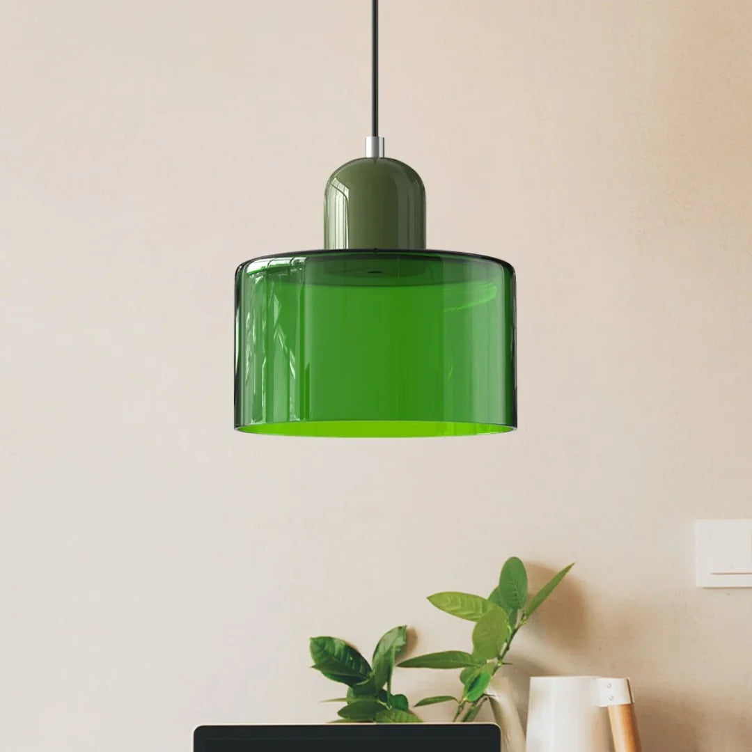 Restfield | Lismeno Retro Hanglamp – Glazen Hanglamp Met Warm Licht Voor Eettafel, Keuken & Woonkamer