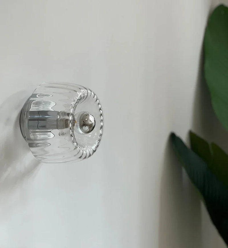 Wandlamp Glas Scandinavisch Bauhaus Metaal E14 Woonkamer Gang Trap Modern | Restfield