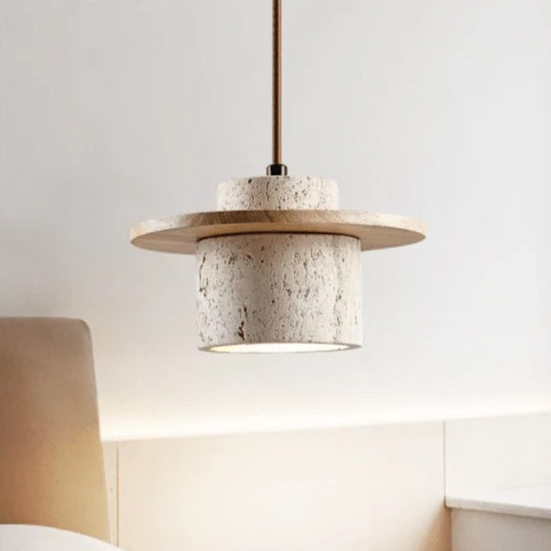 Travertine Pendant Light for Natural Luxury - Stoneglow
