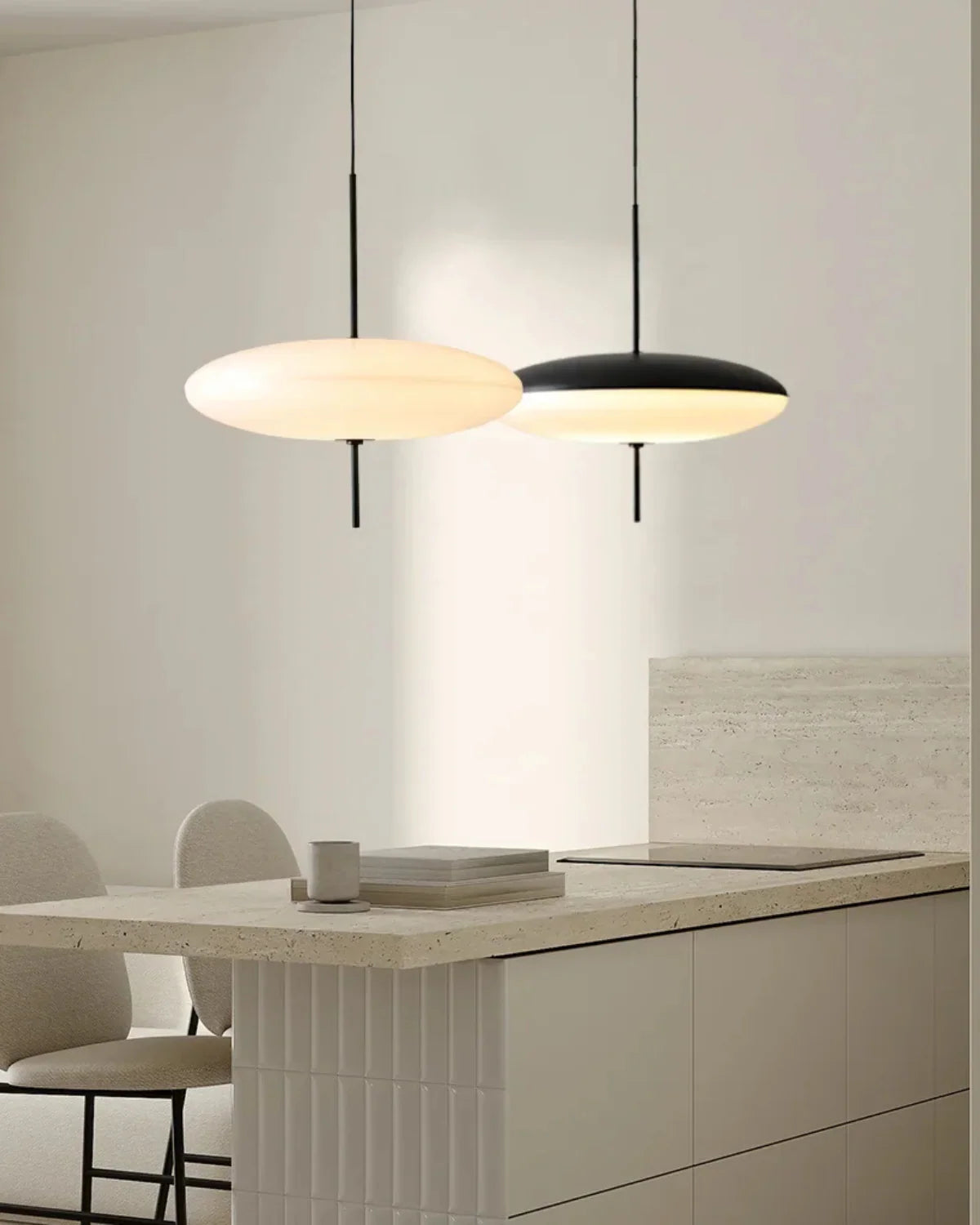 Orblume - Minimalist Floating Disc Pendant Lamp
