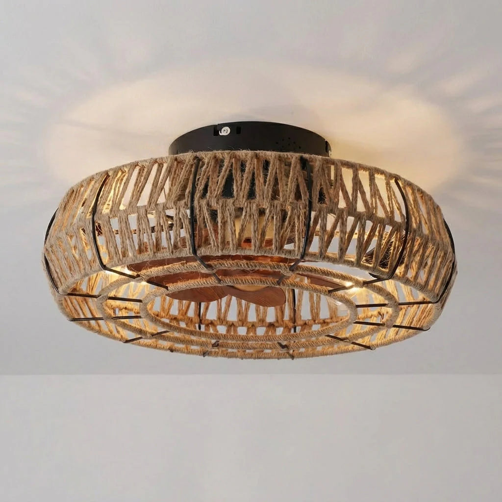 Vintage Zen Ceiling Fan Lamp - Breevian
