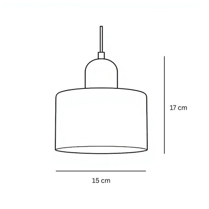 Restfield | Lismeno Retro Hanglamp – Glazen Hanglamp Met Warm Licht Voor Eettafel, Keuken & Woonkamer