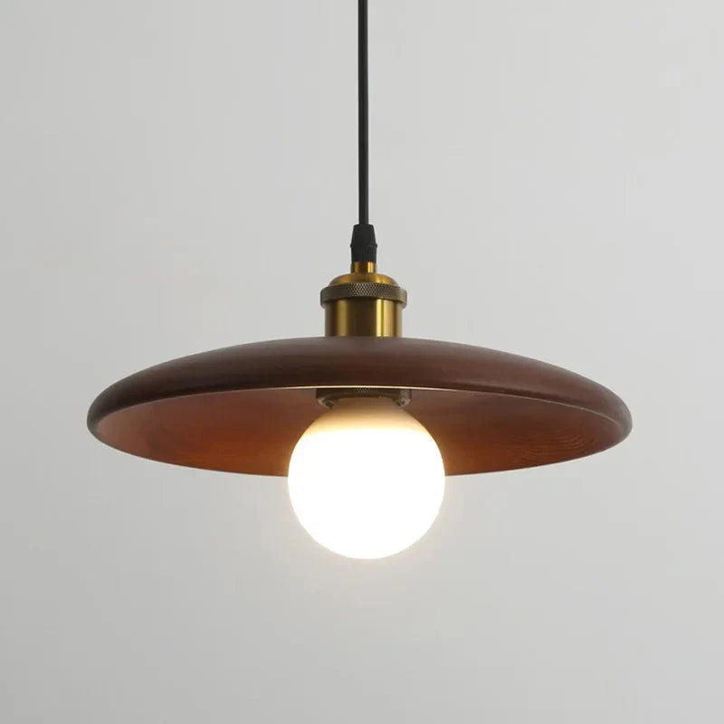 Wooden Pendant Lighting, Rustic Charm