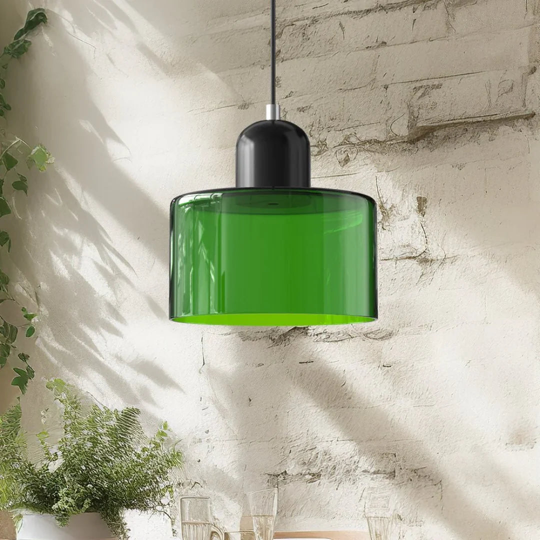Restfield | Lismeno Retro Hanglamp – Glazen Hanglamp Met Warm Licht Voor Eettafel, Keuken & Woonkamer