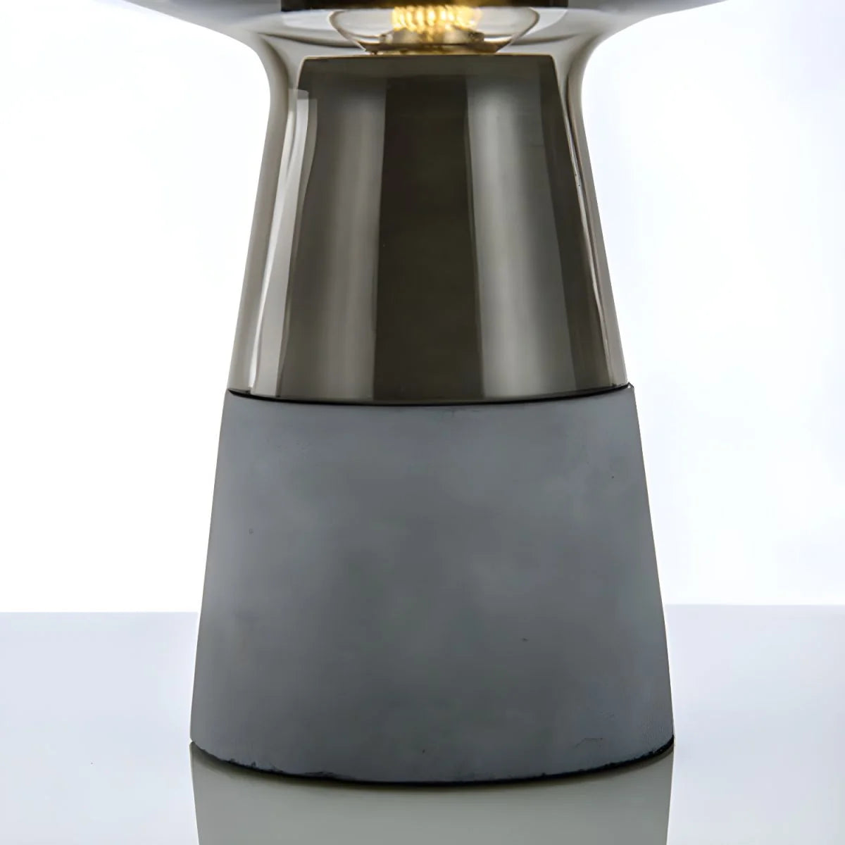 Table Lamp with Glass Shade Modern Bedside | Amvoro