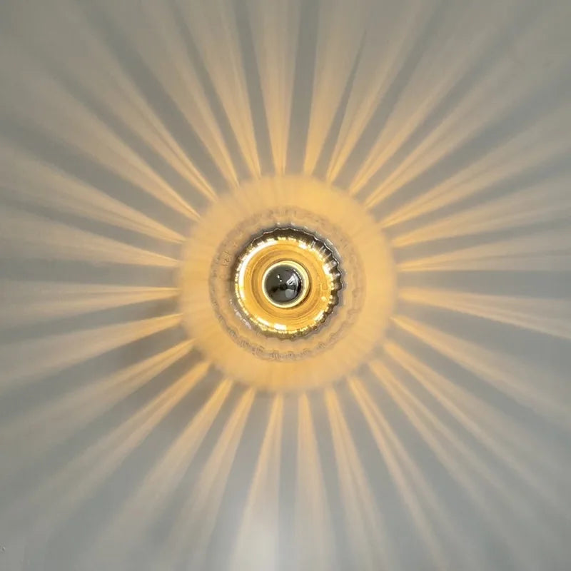 Bauen, aplique Bauhaus de vidrio