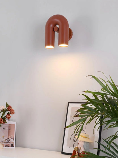 Modern Circus Wall Lamp Adjustable U-Shaped Design | Integrated LED 3000K–6000K | Aluminum & ABS | Indoor Decorative Lighting