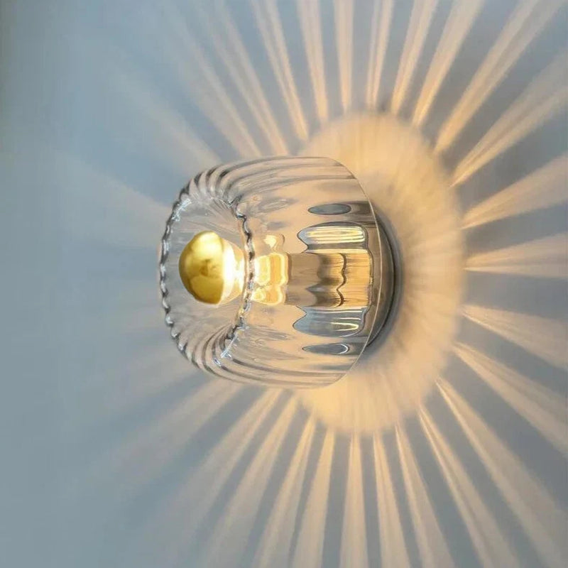 Wandlamp Glas Scandinavisch Bauhaus Metaal E14 Woonkamer Gang Trap Modern | Restfield
