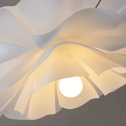 Flower Petal Pendant Lamp – Sculptural Organic Layered Design Statement