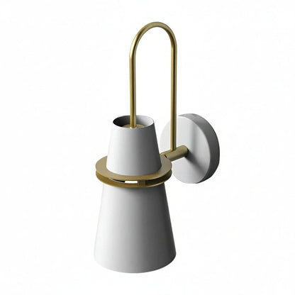 Freyza - Modern Nordic Creative Iron Wall Sconce – Minimalist Matte Metal Wall Lamp (E26/E27)