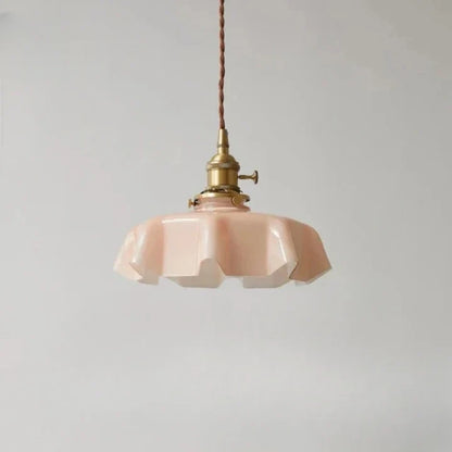 French Brass Hanging Lamp - Brasschic