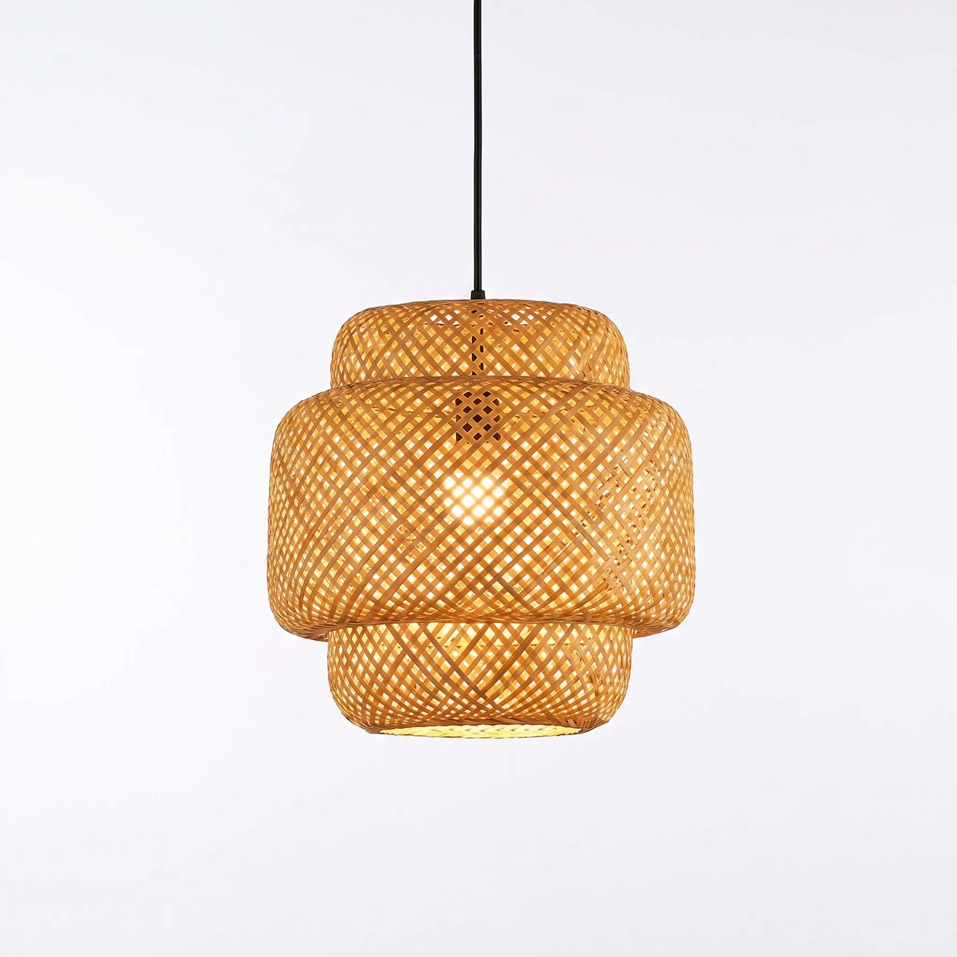 Wovella - Woven Dome Pendant Light Fixture- Dining Room Lighting