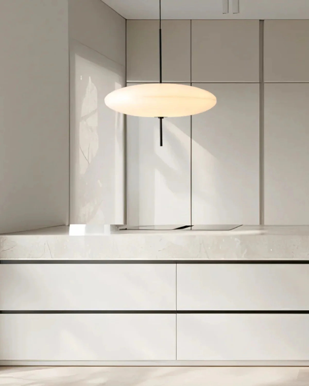 Orblume - Minimalist Floating Disc Pendant Lamp
