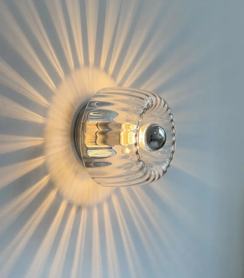 Wandlamp Glas Scandinavisch Bauhaus Metaal E14 Woonkamer Gang Trap Modern | Restfield