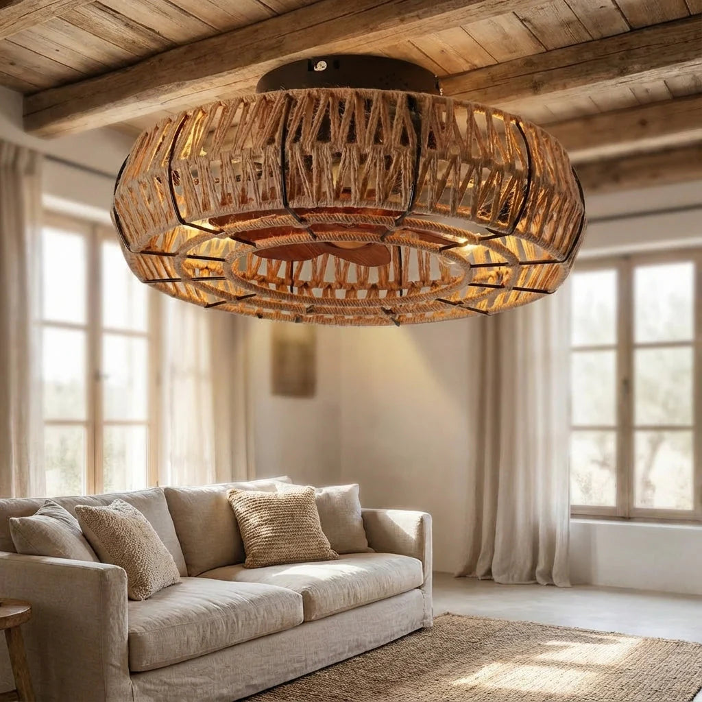 Vintage Zen Ceiling Fan Lamp - Breevian