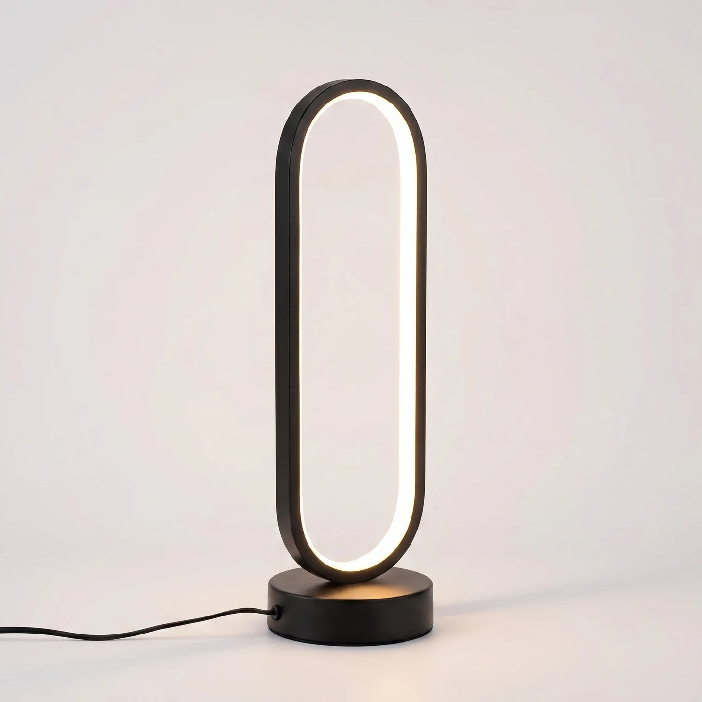 Lumoval - Modern LED Table Lamp- Ambient Bedside Lighting