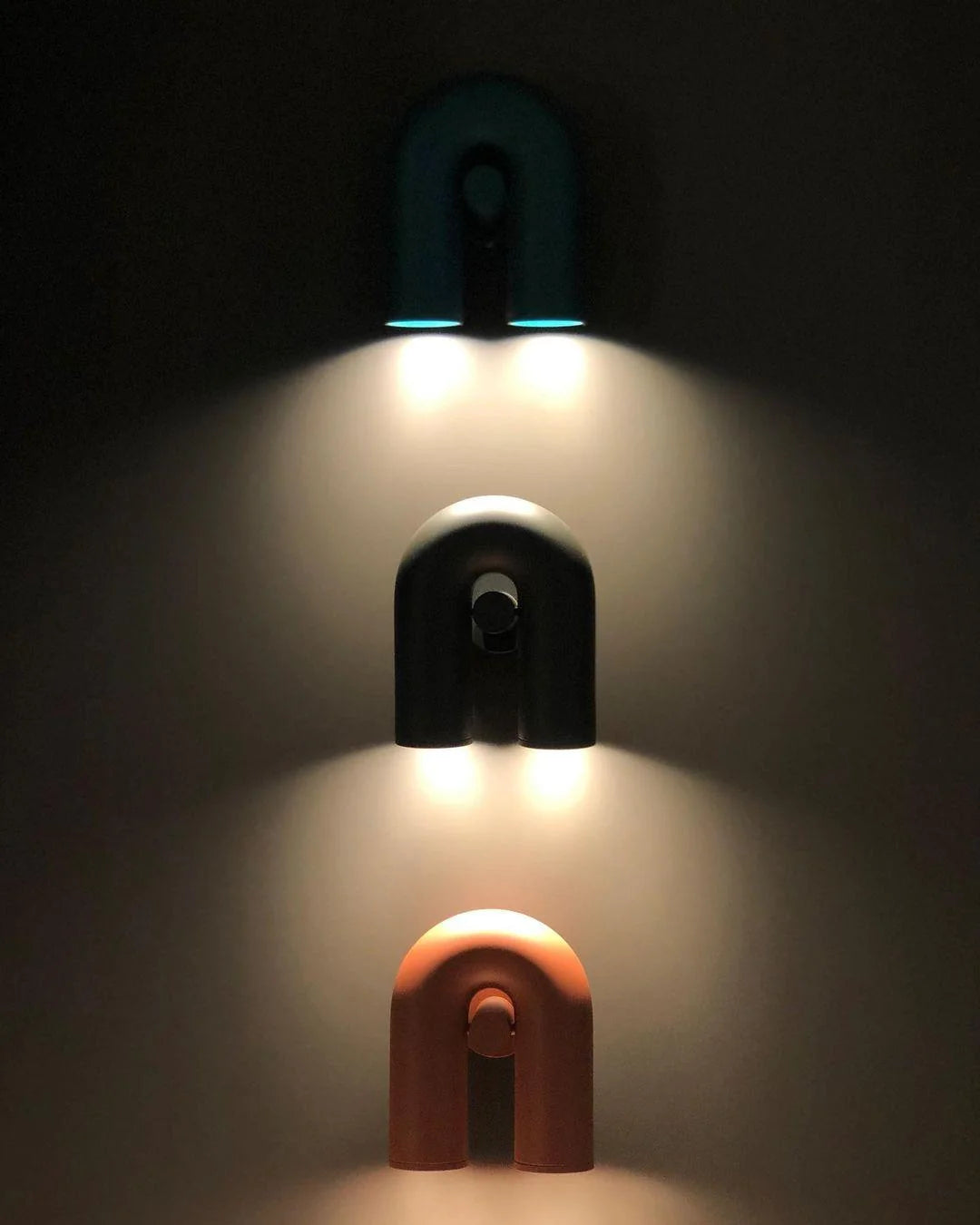 Modern Circus Wall Lamp Adjustable U-Shaped Design | Integrated LED 3000K–6000K | Aluminum & ABS | Indoor Decorative Lighting