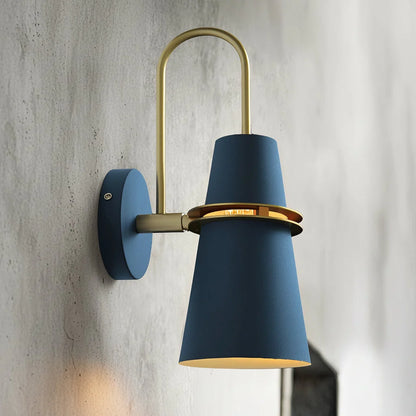 Freyza - Modern Nordic Creative Iron Wall Sconce – Minimalist Matte Metal Wall Lamp (E26/E27)