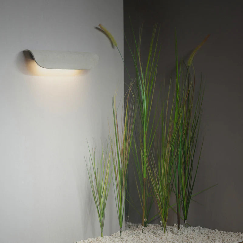 Lámpara de pared exterior LED de cemento