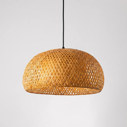 Wovella - Woven Dome Pendant Light Fixture- Dining Room Lighting