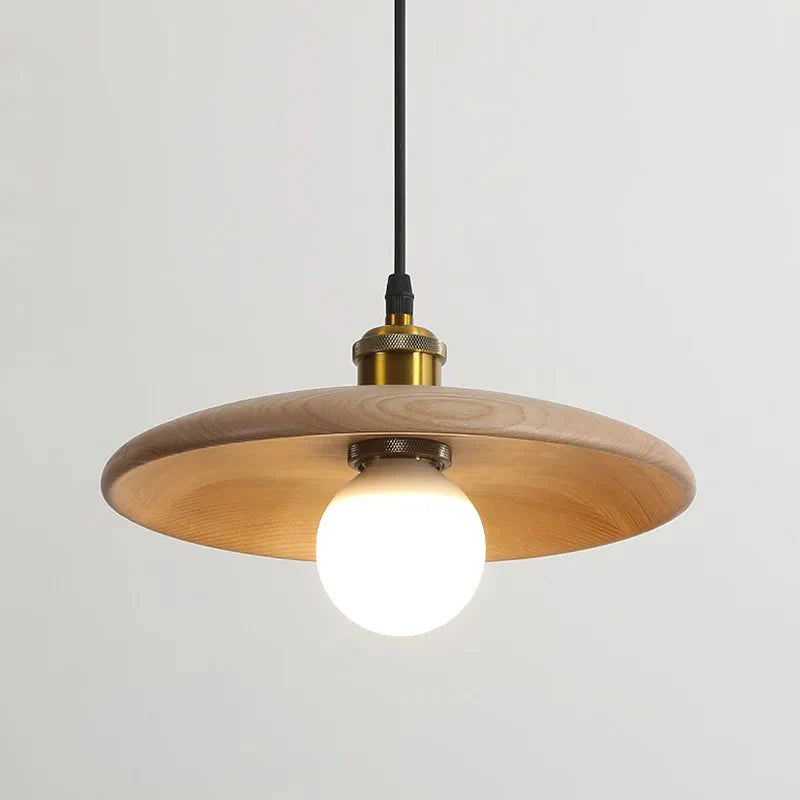 Wooden Pendant Lighting, Rustic Charm