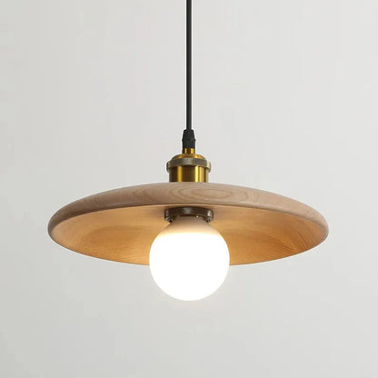 Wooden Pendant Lighting, Rustic Charm