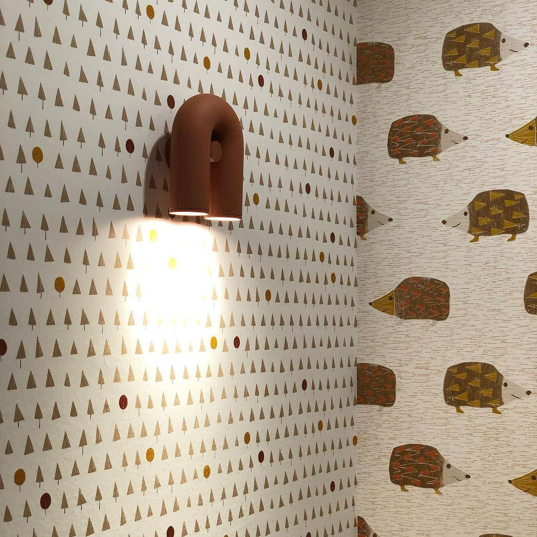 Modern Circus Wall Lamp Adjustable U-Shaped Design | Integrated LED 3000K–6000K | Aluminum & ABS | Indoor Decorative Lighting