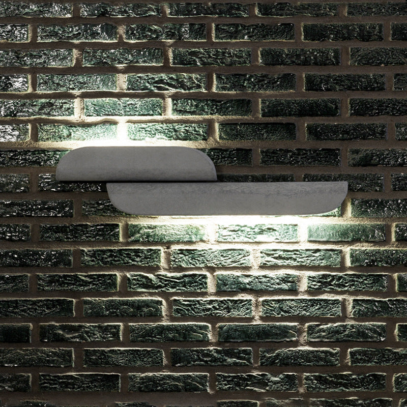 Led Outdoor Wall Lamp Courtyard Balcony Lamp Outdoor Lamp Modern Minimalist House Cement Exterior Wall Lamp Terrace Lamp in Stock