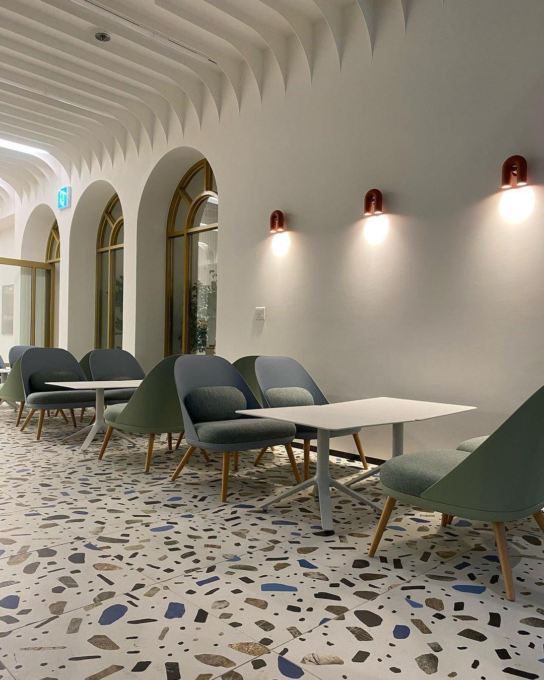 Modern Circus Wall Lamp Adjustable U-Shaped Design | Integrated LED 3000K–6000K | Aluminum & ABS | Indoor Decorative Lighting