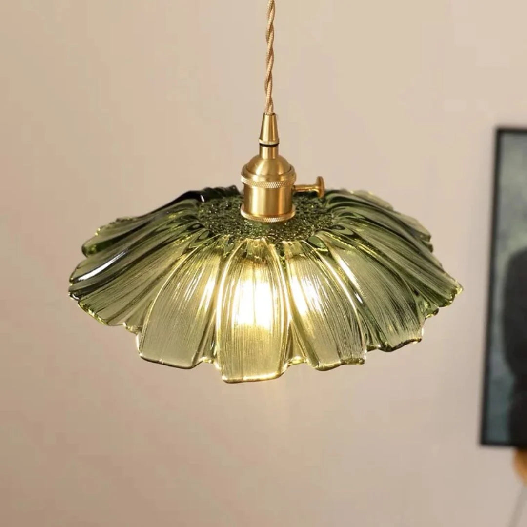 Cullivan | Bloemvormige Glazen Hanglamp