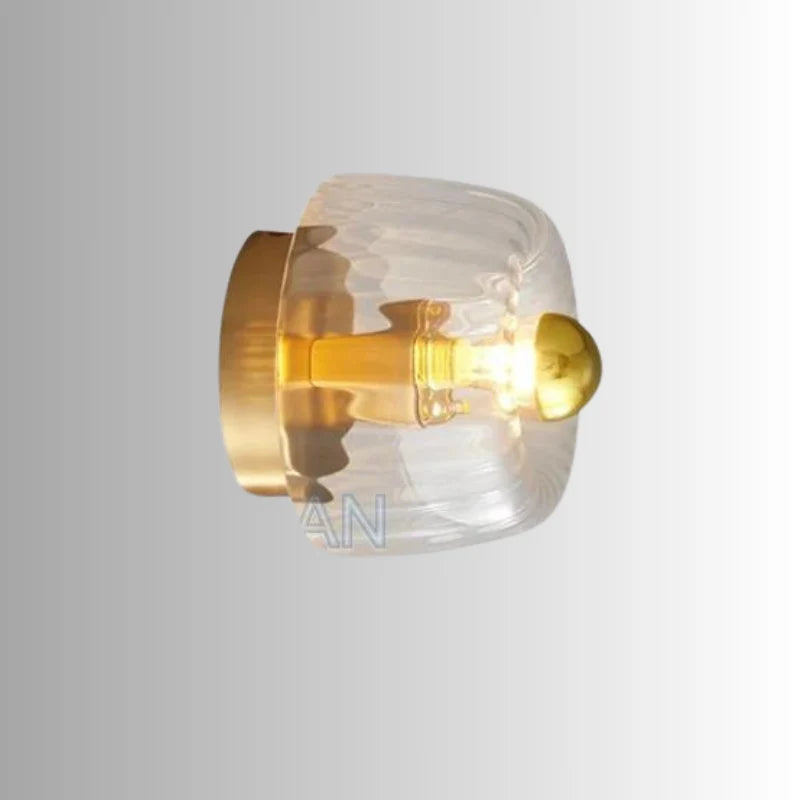 Wandlamp Glas Scandinavisch Bauhaus Metaal E14 Woonkamer Gang Trap Modern | Restfield