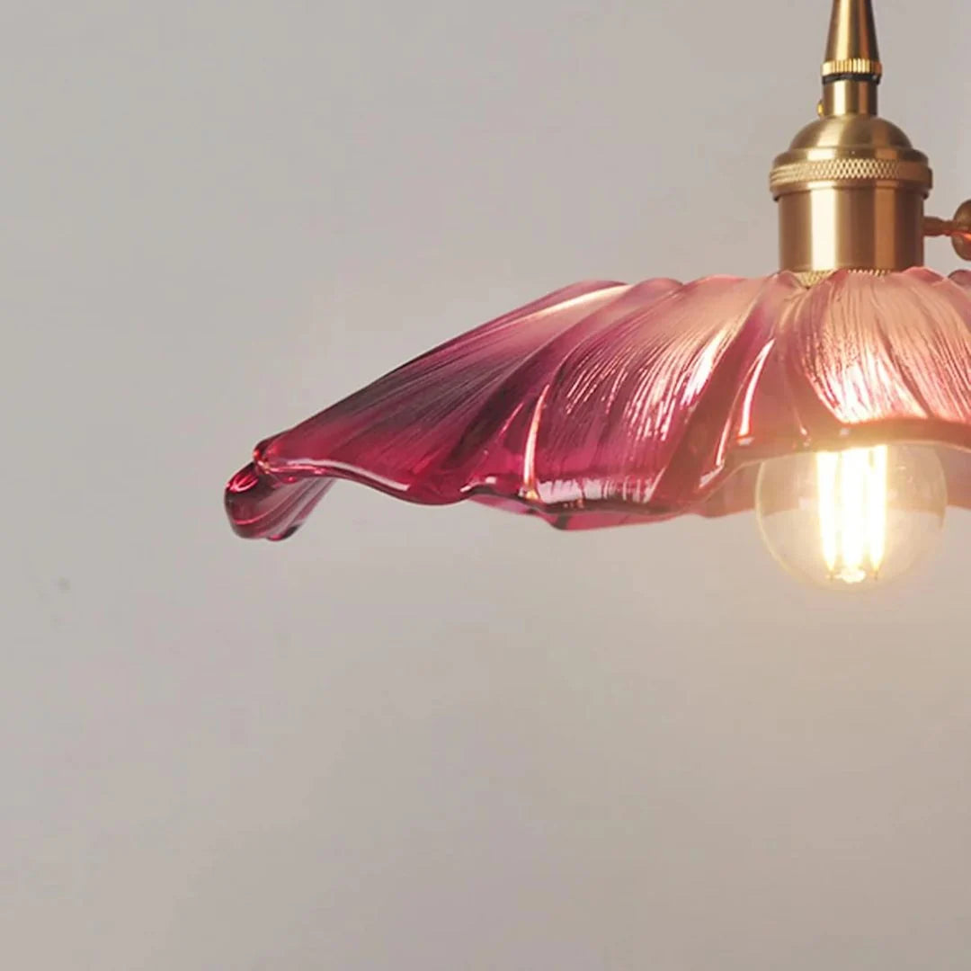 Cullivan | Bloemvormige Glazen Hanglamp