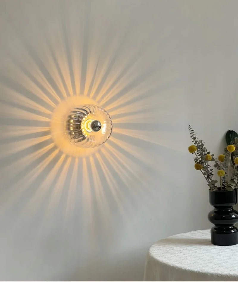 Wandlamp Glas Scandinavisch Bauhaus Metaal E14 Woonkamer Gang Trap Modern | Restfield