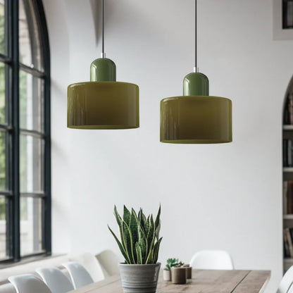 Restfield | Lismeno Retro Hanglamp – Glazen Hanglamp Met Warm Licht Voor Eettafel, Keuken & Woonkamer