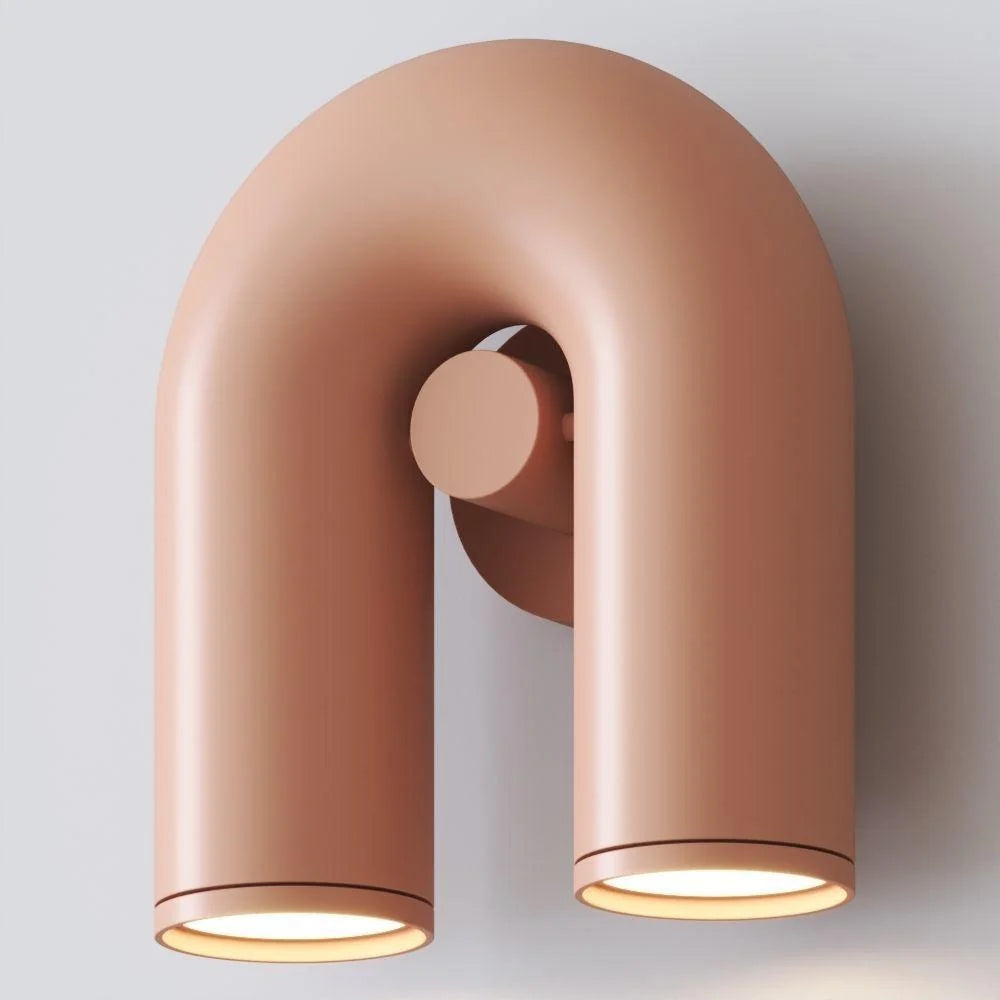 Modern Circus Wall Lamp Adjustable U-Shaped Design | Integrated LED 3000K–6000K | Aluminum & ABS | Indoor Decorative Lighting