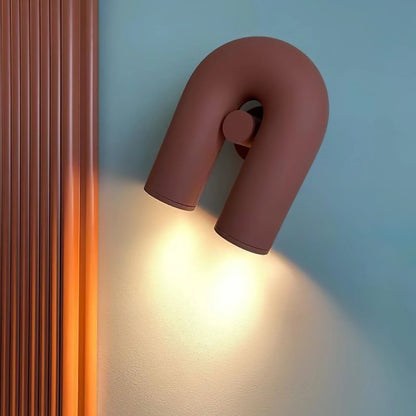 Modern Circus Wall Lamp Adjustable U-Shaped Design | Integrated LED 3000K–6000K | Aluminum & ABS | Indoor Decorative Lighting