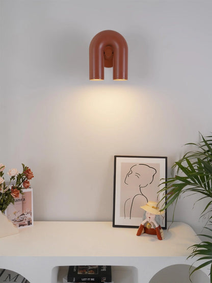 Modern Circus Wall Lamp Adjustable U-Shaped Design | Integrated LED 3000K–6000K | Aluminum & ABS | Indoor Decorative Lighting