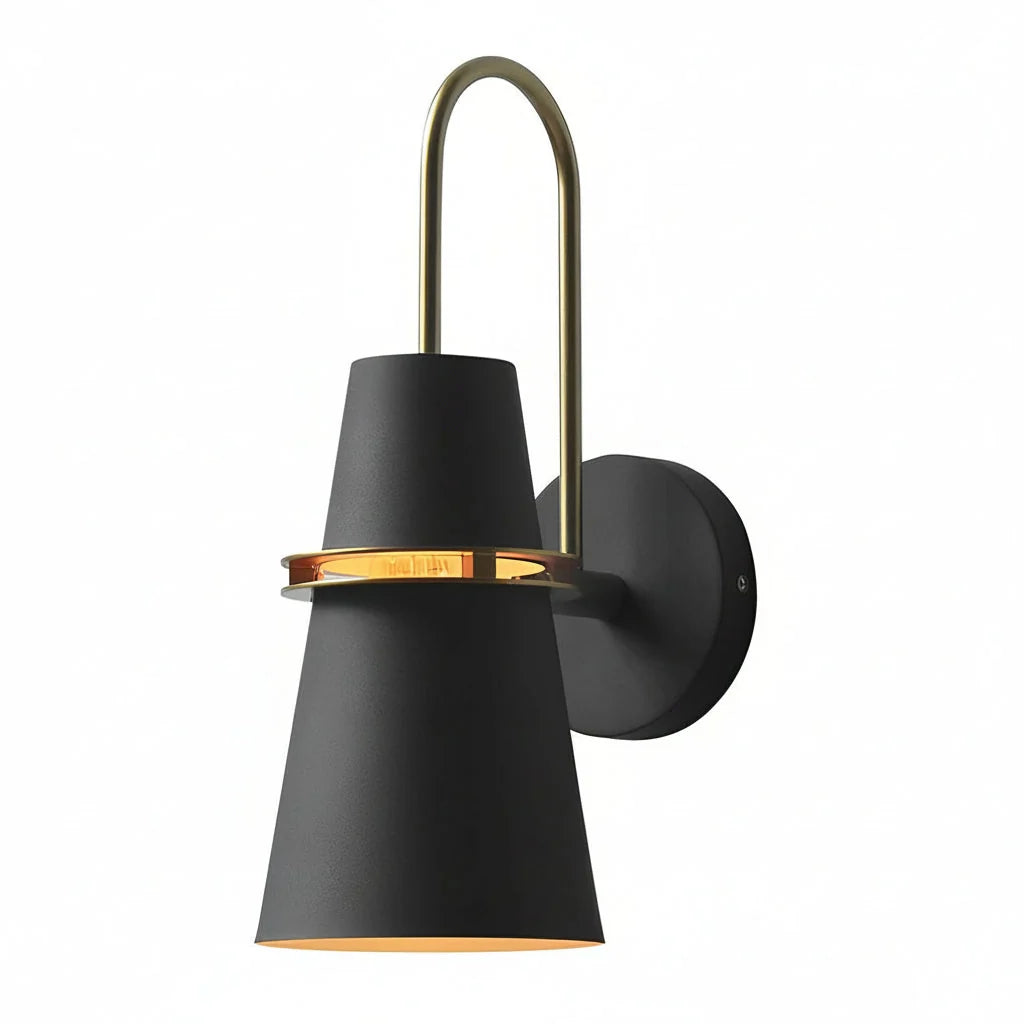 Freyza - Modern Nordic Creative Iron Wall Sconce – Minimalist Matte Metal Wall Lamp (E26/E27)