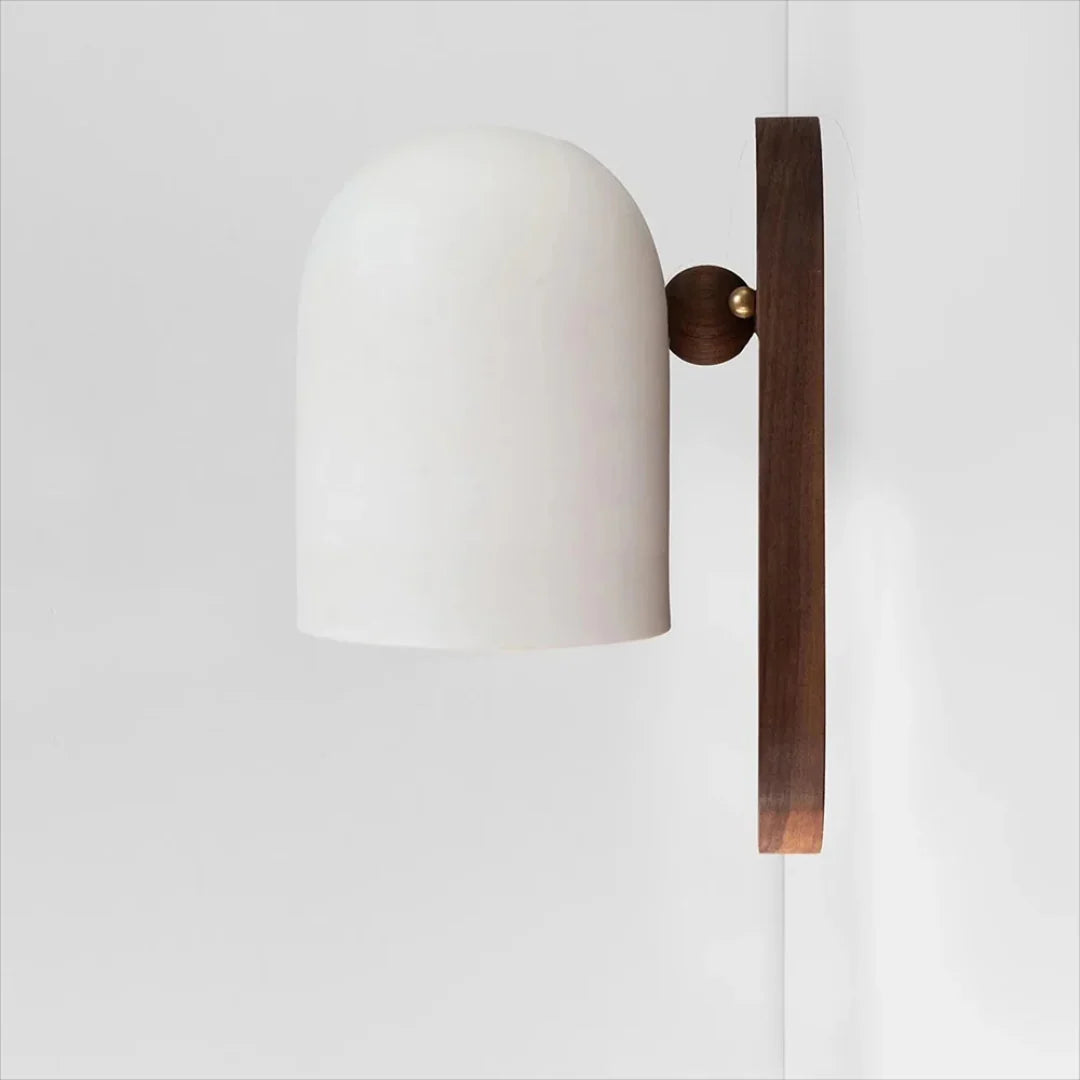 Telemachus, aplique vintage de madera y hierro