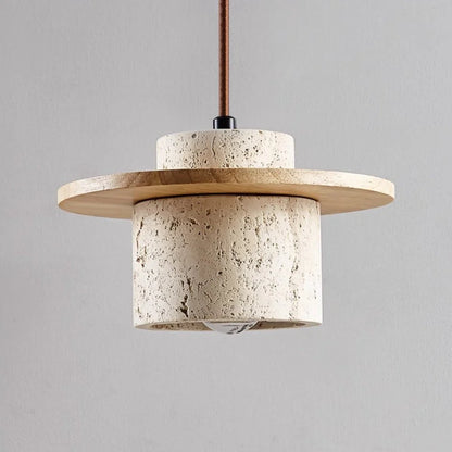 Travertine Pendant Light for Natural Luxury - Stoneglow