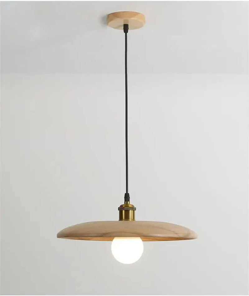 Wooden Pendant Lighting, Rustic Charm